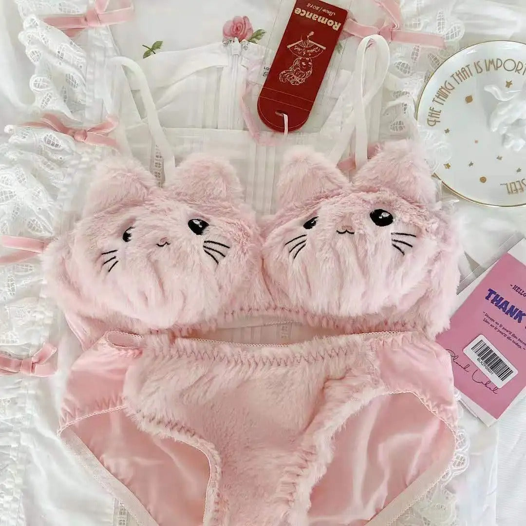Kitty Plush Lounge Set